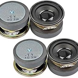 SP Electron Pack of 4 Pcs 2 Inch Round Audio Speaker 52mm 4 Ohm 3W Loudspeaker for DIY Home Theater Bluetooth Music Sound Speaker-image-56