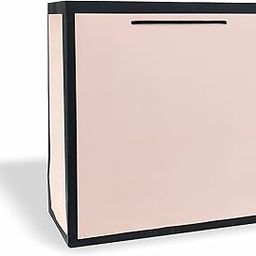 VESTTA -ELEGANCE REDEFINED Paper Gift Bag, 12 Inch(L) X 4.5 Inch(B) X 12 Inch(H), Plain Pastel With Black Border For Weddings,Birthdays, Christmas, Diwali With Gift Tags(Large, Pink)-9