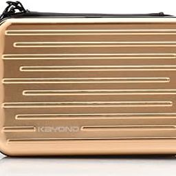 Anti-shock Silver Aluminium Carry Travel Protective Storage Case Bag for 2.5" Inch Portable External Hard Drive HDD USB 2.0/3.0 (Golden)-9