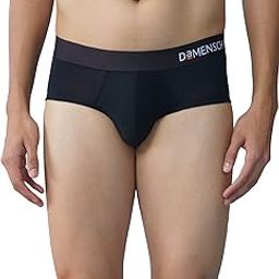 Modal Regular Fit Solid Brief Underwear Anti-Bacterial Moisture Wicking Breathable Microfibre Waistband Deo-Soft Briefs for Men-picture-46