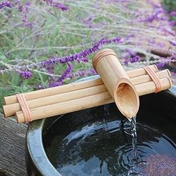 Bamboo Water Spout & Pump 12" Three Arm Adjustable Fountain Kit (10220)-picture-11