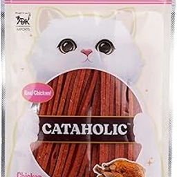 Cataholic Chicken & Fish Treats for Cats and Kittens, Easily Digestible and Healthy Snack for Cats, Best Treat to Train Your Pets Easily – 50 gm (Chicken and Tuna Sliced)-11