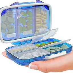 BEXEEN Pill case - Blue Pill Dispenser-image-32
