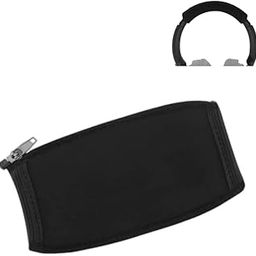 Crysendo Replacement Headphone Headband Cover Flexible Zipper Pad Protector Compatible with Son-y 1000X, 1000XM2, 1000XM3, 1000XM4, 100abn, XB950BT Headphone (Black)-image-94