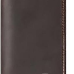 RFID Wallet Premium Cowhide Leather Retro Zipper Multiple Card Slots Genuine Leather Long Wallet with Drawstring Brown Classic-image-33