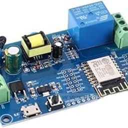 AC220V ESP8266 Wireless WIFI Relay Module 1 Channel ESP-12S Wifi Development Board-image-107