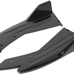 aakichi 2pcs Rear Bumper Skirts Side Panels Spoiler Lip, Universal Car Rear Bumper Spoiler and Corner Protection Diffuser Splitter-image-17