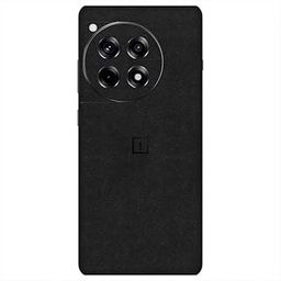 GADGETSWRAP Premium Material Skin Vinyl Decal Sticker Compatible with OnePlus 12R - Black Leather-image-20