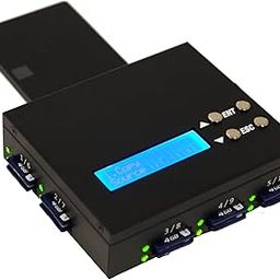 EZ Dupe 1 to 9 SD Card Duplicator & SSD / 2.5" SATA Hard Drive Disk Image to Secure Digital Memory Copier (Mobile Pro)-image-1