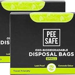 Pee Safe Sanitary Disposal Bags | 100 Small Bags | Leak Proof & Odour Free | Discreet Disposal of Tampons, Panty Liners & Sanitary Pads, Condoms & Hygiene Waste-picture-4