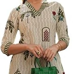 Tops for Women Printed Regular Fit Shirt Top for Women|Tops for Women Stylish Latest|Office Wear Tops for Women|Cotton Blend Tops for Women|Women Top|Girls Top Women-image-76
