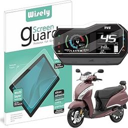 Wisely Premium Speedometer Screen Guard for TVS JUPITER 125 SMARTXONNECT Scooter 2024 Digital TFT Meter Navigation Protector Easy installation kit, HD Clear-image-74