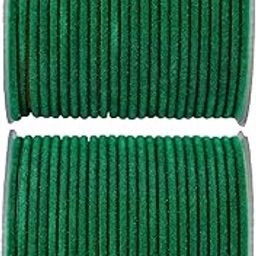 Velvet Bangles for Women & Girls | Function, Wedding, Party, Wear, Karwa Chauth Traditional Chudiyan | Velvet Metal Chudi for Ladies (Pack of 48)-5