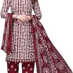 women's Crepe Printed Unstitched Salwar Suit Dress Material With Dupatta PL_DM1_138-picture-16
