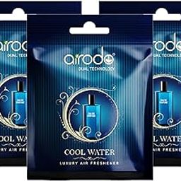 Airodo Cool Water Luxury Gel Air Freshener with Dual Technology For Living Room, Office, Car, Bathroom | Lasts up to 30 days | Easy to Use, Non-Spill & Long-Lasting | 10g (Pack of 3)-image-73