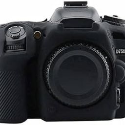 Silicone Protective Camera Case Cover for Nikon D7500 - Black-18