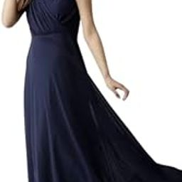 Classic Georgette Solid Gowns for Women (M Creation_P-9941112-2XL) Blue-image-88