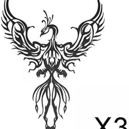ATORSE 3xStylish Metal Phoenix Hanging Wall Decor Animal Art for Bedroom Home Indoor|Home & Garden|Home D?©cor|Figurines-image-2