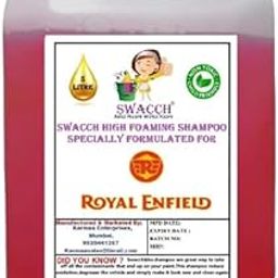 Swacch High Foaming Bike Wash Shampoo For ROYAL ENFIELD, Thick Foam with Wax Coat, 5 L-image-85