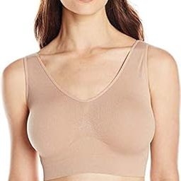 NanoEdge Women's Synthetic Lightly Padded Non-Wired Sports Bra Size (32 Till 36) Pack of 1 Skin-1