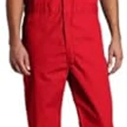 bsf uniforms Men's Pure Cotton Half Sleeves Red XL Size Work Wear Protective Coverall (Overall, Boiler Suit and Jumpsuit)-picture-17