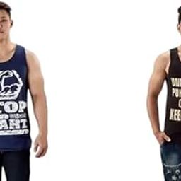 Round Neck Big Armhole Gym Stringer Vest for Men|Gym_tee180-image-45