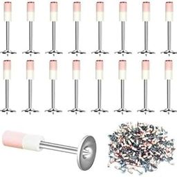 7.3mm Nail 50 PCS Nail, Nails for Manual Steel Nail Gun, Round Nails Wall Fastening Tool Concrete Ceiling Cable Ducts Fixed Slotting Device Repair Tool Home DIY Nail Gun Accessories-image-95