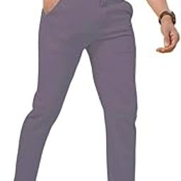 Men's Slim Fit Cargo Trousers | Stretchable Formal Men Trousers | Stylish Slim Fit Trouser for Men | Polycotton Knitted Fabric Pant for Man Light Grey-image-88
