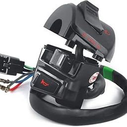 Uno Minda SW-0659A Handle BAR Switch- Left Side (Kick Start) for-Hero-Ambition - DISC/Drum-5