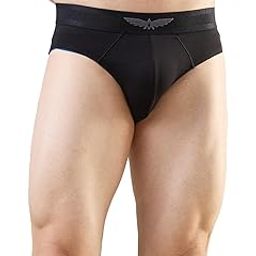 Men Regular Fit Solid Pattern Supima Cotton Elastane Blend Brief-image-96
