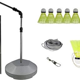 Losa Badminton Trainer Device Portable Telescopic Professional Rebounds for Kids 1 Big Base B-27