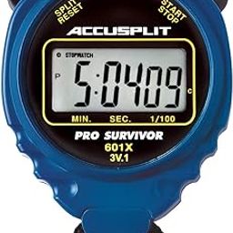 Pro Survivor - A601X Stopwatch, Clock, Extra Large Display (Blue)-10