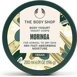 The Body Shop Vegan Body Yogurt Moringa Cream, 200 ML - For Normal To Dry Skin | Instant 48 Hr Moisture-55