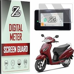 ZEIR Glossy Screen Protector For 2025 NEW HONDA ACTIVA 110 Digital Display - 9H Scratch Guard Compatible With Activa110 | Water Resistant | HondaActiva Instrument Cluster Accessory [Not Tempered Glass]-13