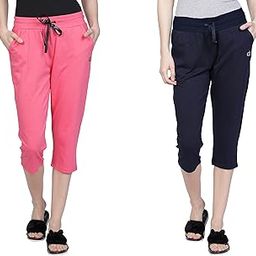 Womens Pure Cotton Solid Capri-image-10