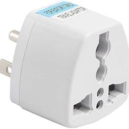 Universal Travel Adapter, 3-Pin to Multi-Socket Converter, White-image-95