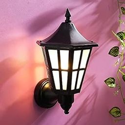 Diktmark Black Hurricane Wall Light with Frosted Glass, Wall Sconces (1 Piece)-28