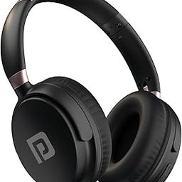 Portronics Muffs M3 Over Ear Headphones with ANC Enabled, Upto 40 Hours Playtime, in-Built Mic, 40mm Driver, Powerful Bass, Soft Ear Cushion, BT 5.3V, AUX in, Foldable Design, Type C Fast Charging-11
