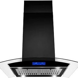 Mann Mart‚Powerful 700 CFM Island Mount Range Hood with Touch Panel Controls, LED Lights & Permanent Filters - 36 Inch Kitchen Ventilation-image-25