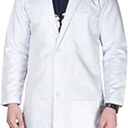 Poly Cotton Full Sleeve and Knee Length Lab Coat, Unisex, Perfect Fit,-image-30