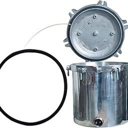 MEDIGUARD Gasket for Six Wing Nut Electrical Sterilizer, 12 x 12 inches | Gasket Autoclave Six Wing Nut Electrical Mirror Finish Size 12" x 12" Capacity 21L | Pack of 1 | (Black, Rubber)-image-58