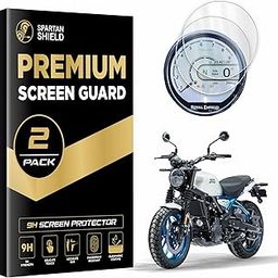 (2 Pack Digital Meter Screen Guard For ROYAL ENFIELD GUERRILLA 450 || 4 Inch Bike Instrument Cluster Protector || Water Resistant || New Display Accessory 2024 [Not Tempered Glass]-4