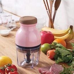 Tendula Mini Electric Juicer Multipurpose Vegetable, Onion Chopper Kitchen Food Processor Meat Blenders & Grinder Capsule Cutter Quatre Crusher & Glass Bowl with Top Pushing (200 Watts, Multicolor)-19
