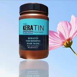 Keratin Nourishing treatment hair spa/Hair mask for Dry and damage hairs 1000g-image-35