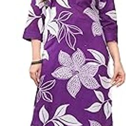 Women's Pure Cotton Printed Ethnic Wear Straight Kurta Set with Palazzo Pants-picture-24