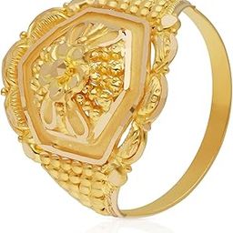 Malabar Gold and Diamonds Gold Ring for Women | Ring for Birthday, Wedding, Anniversary & Valentine's Day Gift-image-73
