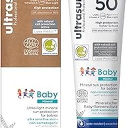 Ultrasun Baby & Kids Mineral Sunscreen SPF 50 PA++| Broad-Spectrum UVA & UVB Protection | 95% UVA Shield | Hypoallergenic & Fragrance-Free | Dermatologist Approved | 100ml | Ideal for Infants & Children.-image-52