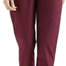 tnq Women's Cotton Stretchable Straight Fit Pants-picture-33