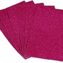 Arham Mktg A4 Size EVA Foam Glitter Sheets for Arts and Crafts, Scrap-Booking, Paper Decorations, Pack of 10 (Color:- Dark Pink)-image-72