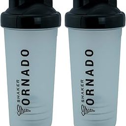 Trueware Tornado Gym Shaker - Protein Shake Mixer with Leak-Proof Design | Food grade Plastic | BPA-Free 700ml Capacity | Ideal Workout Blender for Fitness Lovers | Sports Bottle with Easy-Grip Lid for Smoothies and Protein Shakes"| Color Blue | Set of 2-image-83